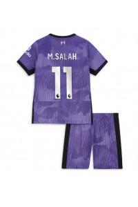 Liverpool Mohamed Salah #11 Babytruitje 3e tenue Kind 2023-24 Korte Mouw (+ Korte broeken)